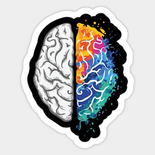 Creative Brain Sticker